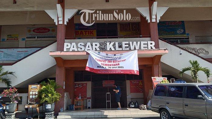 Tampak depan Pasar Klewer | Tribun.Solo
