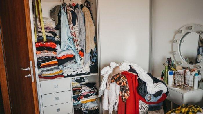 Tumpukan baju | Tribunnews.com