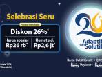 9 Daftar Promo HUT Ke-26 Bank Mandiri dari Makanan sampai Tiket Bioskop Berlaku hingga 31 Oktober 2024