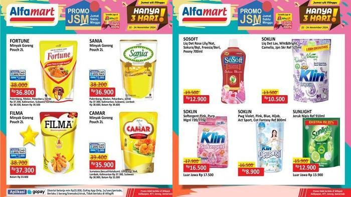 Katalog Alfamart JSM Terbaru November 2024: Promo Minyak, Detergen, Kopi, sampai Popok Bayi
