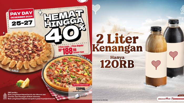 15 Daftar Promo Makanan dan Minuman Spesial Natal 2024 dari Pizza Hut, Dunkin hingga Kopi Kenangan