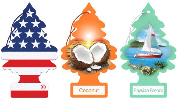 Bentuk Little Trees pengharum mobil