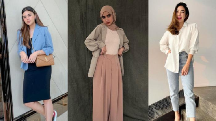 Ilustrasi blazer dan celana pleated (kompas.com)