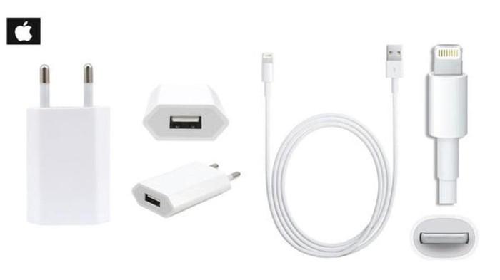 Ilustrasi charger resmi Apple | Tokopedia