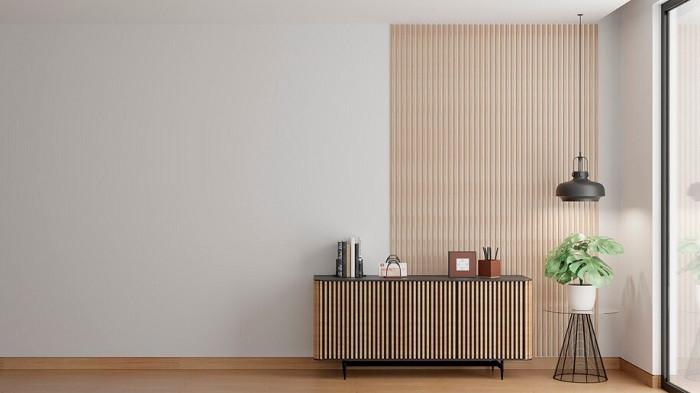 Ilustrasi dekorasi dinding kayu ala Scandinavia | foto wuttichai1983/freepik