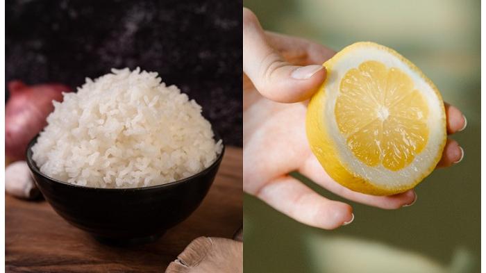 Ilustrasi menggunakan jeruk nipis atau lemon sebelum memasak nasi. (Freepik)