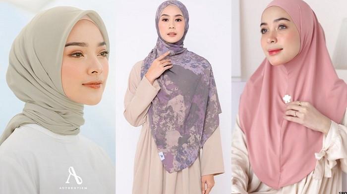 Ilustrasi motif hijab (Kompas.com) 