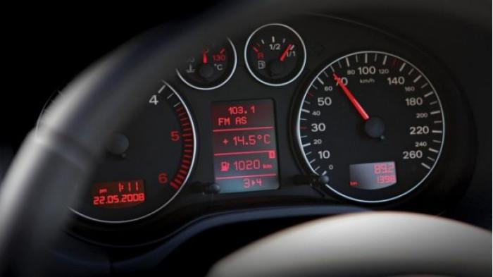 Ilustrasi speedometer mobil. (drive.com)