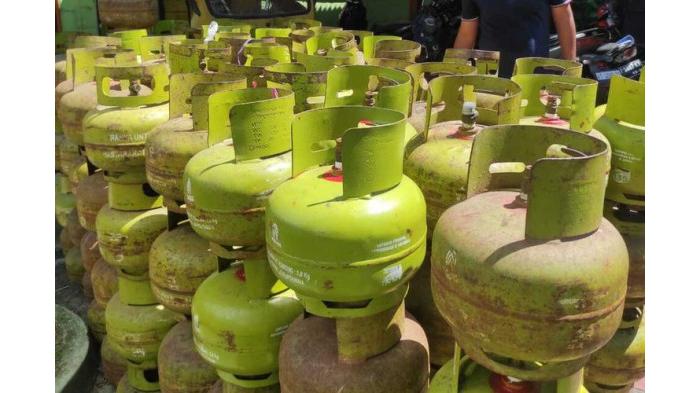 Ilustrasi tabung gas | foto KOMPAS.COM/Ahmad Riyadi