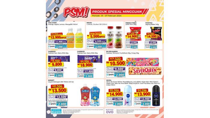 Katalog Promo Alfamart Terbaru 1-7 Februari 2023 di Alfamart Seluruh Indonesia. (Alfamart)