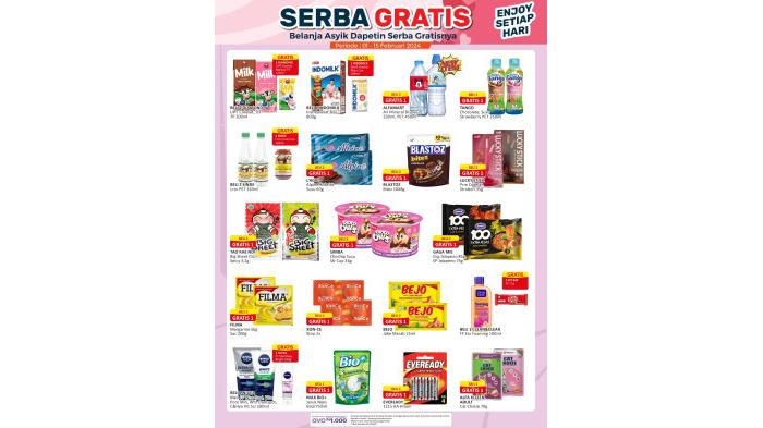Katalog Promo Alfamart Terbaru 1-7 Februari 2023 di Alfamart Seluruh Indonesia. (Alfamart)