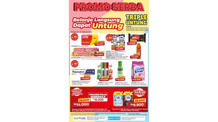 Katalog Promo Alfamart Terbaru Februari 2024. (Alfamart)