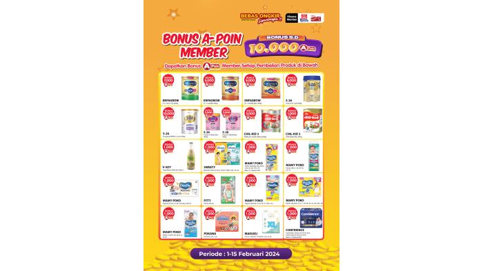 Katalog Promo Alfamart Terbaru Februari 2024. (Alfamart)