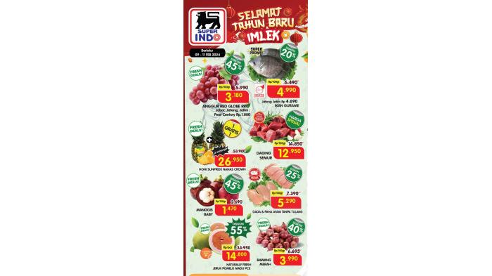 Katalog promo terbaru Superindo 9-11 Februasi 2024 | Superindo