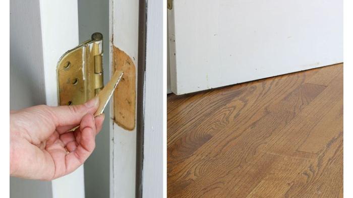 Mengganti engsel pintu. (prettyandygirl)