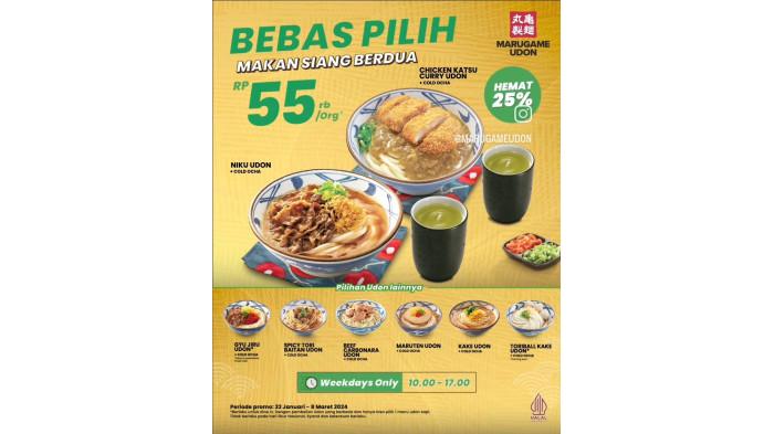 Promo Marugame Udon. (Marugame Udon)