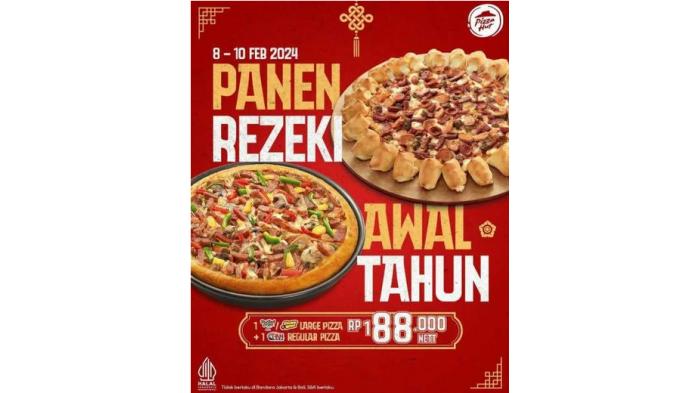 Promo Pizza Hut Spesial Pemilu 2024. (Pizza Hut)