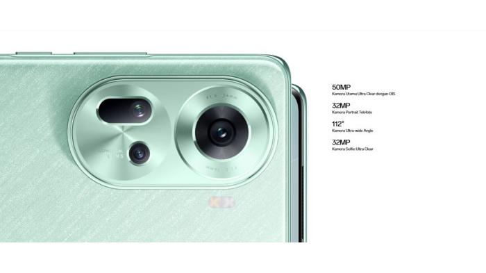 Bagian kamera belakang dan depan OPPO Reno11 5G | OPPO