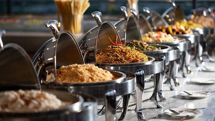 Buffet makanan (Kompas.com)