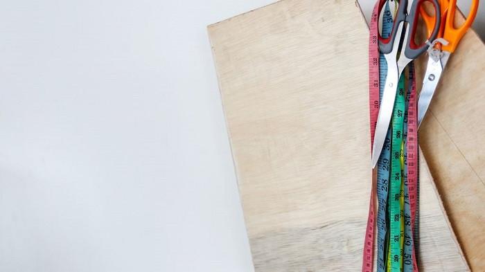 Ilustrasi jahit bagian dalam dompet (kompas.id)