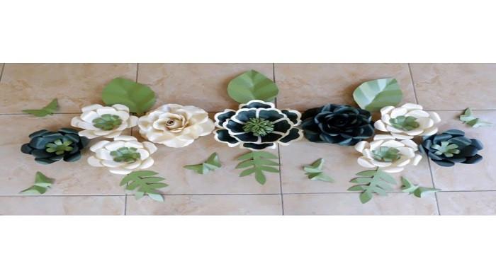 Ilustrasi kerajinan bunga kertas (shopee.com)