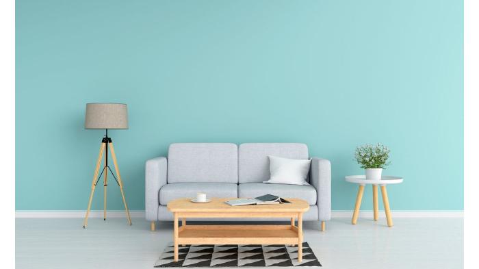 Ilustrasi rumah dengan menggunakan warna terang. (Kompas.com)