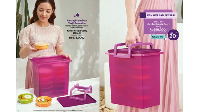 Katalog Promo Tupperware Maret 2024, Edisi 