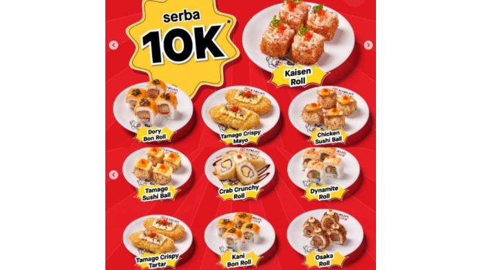 Menu promo Ichiban Sushi | Instagram @ichibansushi_id 