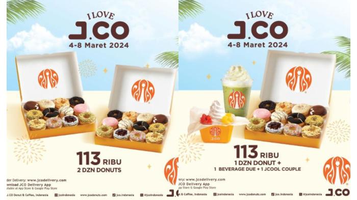 Menu promo di JCO | Instagaram @jcoindonesia