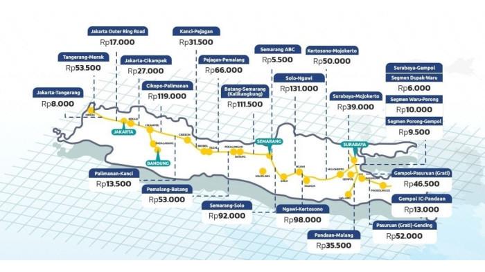 Tarif jalan tol Trans Jawa | Instagram @official.jasamarga