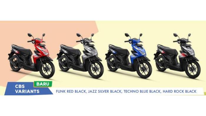 Varian warna terbaru Honda BeAT CBS | AHM