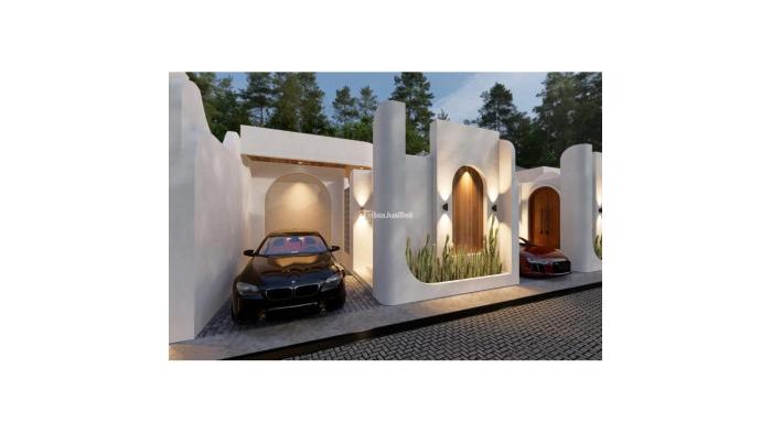 Tampilan depan villanya | Tribunjualbeli