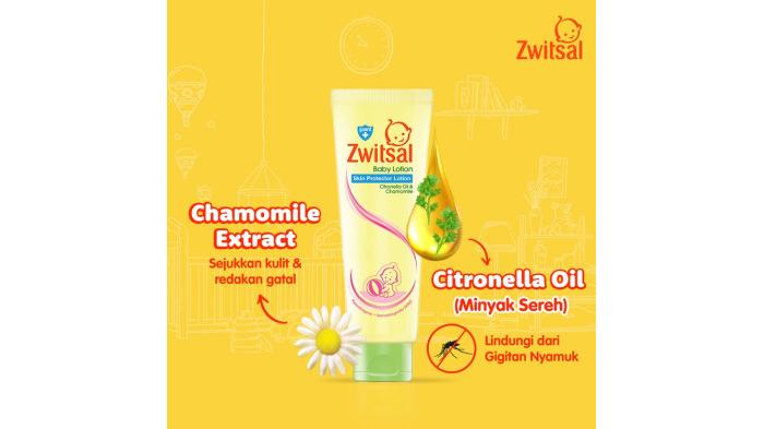Zwitsal Baby Lotion Skin Protector Citronella Oil & Ekstrak Chamomile