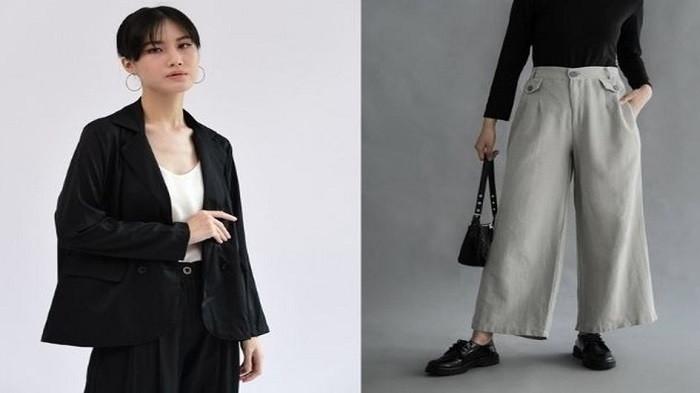 Blazer oversized dan kulot (kompas.com)