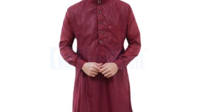 Gamis Pria Microtic Emboss - President. (President)