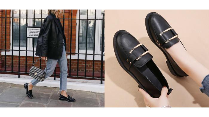 Ilustrasi OOTD sepatu loafer | Pinterest