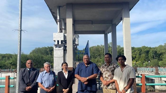 Kunjungan Presiden Wiliame Katonivere ke Tukad Mati. (Dok. SPS)