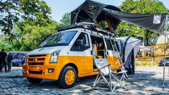 Mobil Listrik DSFK Gelora E1 yang Disulap menjadi Campervan. (GridOto)