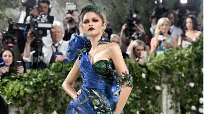 Penampilan Zendaya di Met Gala 2024. (Evan Agostini/Invision/AP)