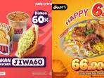 4 Promo Kuliner Spesial Tanggal Kembar 6.6, Ada Janji Jiwa, Emado's hingga Ramen Ya!
