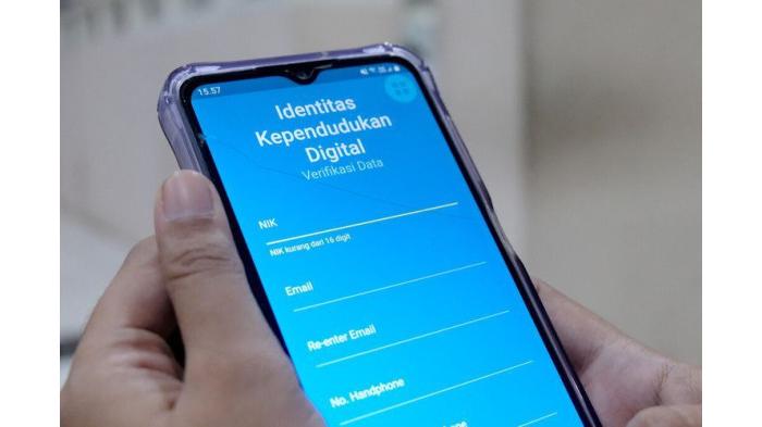 Ilustrasi Aplikasi Identitas Kependudukan Digital (IKD). (Kompas.com)