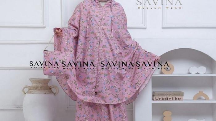mukenah motif bunga (shopee.com)
