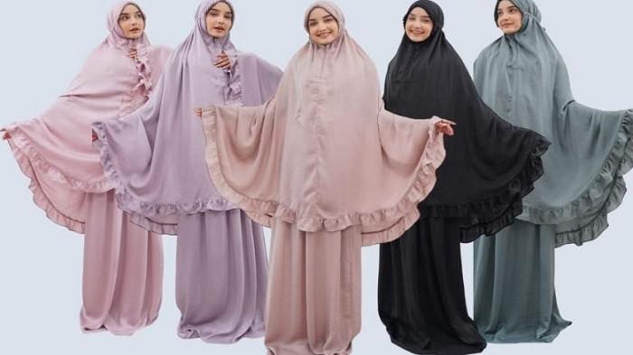 mukenah ruffle (shopee.com)