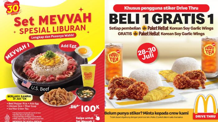 5 Daftar Terbaru Promo Makanan Berlaku sampai 31 Juli 2024 Ada dari KFC, McD hingga Pepper Lunch
