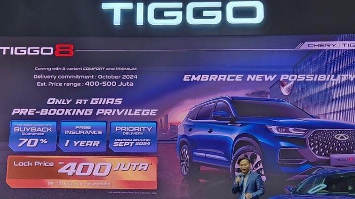 Chery Tiggo 8 Meluncur di GIIAS 2024 dengan banderol harga promonya. (KOMPAS.COM)