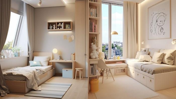 Furnitur multifungsi untuk ruangan sempit | foto freepik
