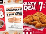 11 Daftar Promo Makanan & Minuman Spesial Edisi 8.8 dari KFC,JCO hingga Tomoro Coffee Mulai Rp 8 Ribuan