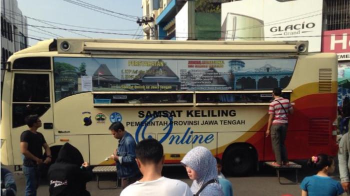 Mobil Samsat Keliling Kota Surakarta.