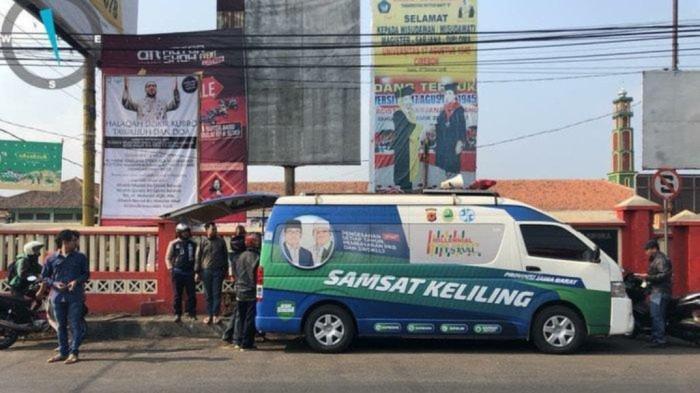 Samsat Keliling di Kota Cirebon.