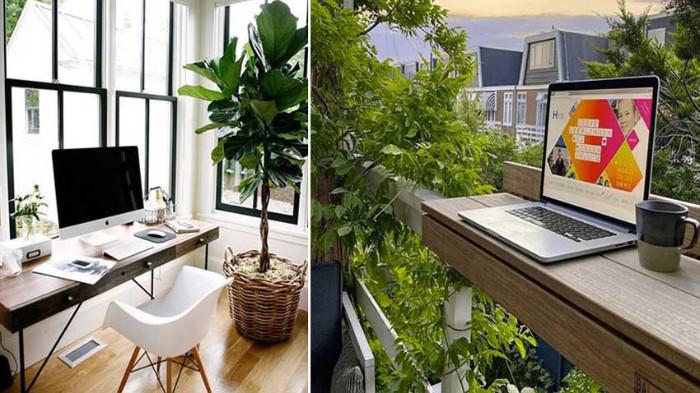 Ilustrasi Balkon sebagai Tempat untuk Berkonsentrasi Pada Saat Bekerja. (Decorpot)